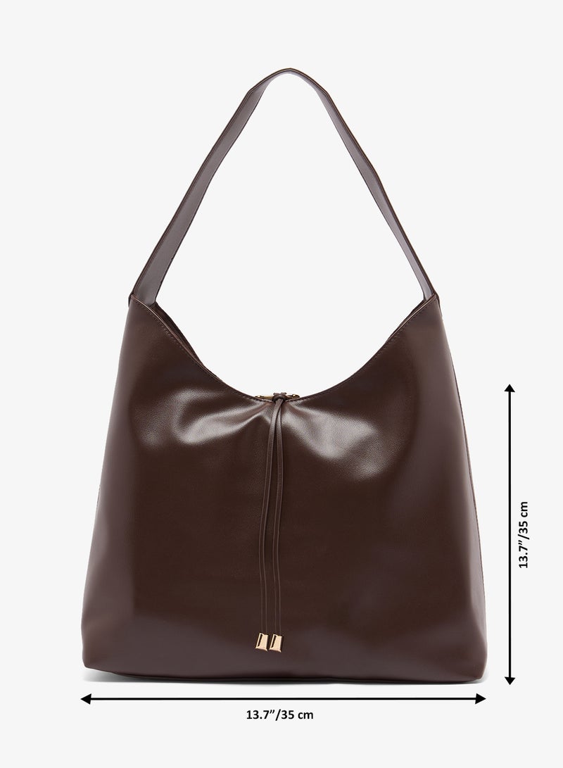 جلاموروس حقيبة كتف بنية - Image 5